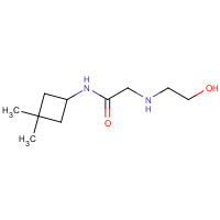 1284247-28-4 N-(3,3-dimethylcyclobutyl)-2-(2-hydroxyethylamino)acetamide chemical structure