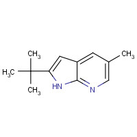 1187448-74-3 2-tert-butyl-5-methyl-1H-pyrrolo[2,3-b]pyridine chemical structure