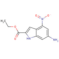 1003708-78-8 ethyl 6-amino-4-nitro-1H-indole-2-carboxylate chemical structure