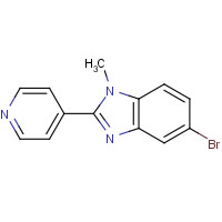 1356480-46-0 5-bromo-1-methyl-2-pyridin-4-ylbenzimidazole chemical structure