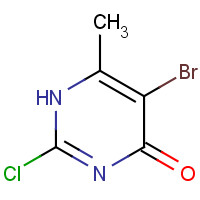 844843-38-5 5-bromo-2-chloro-6-methyl-1H-pyrimidin-4-one chemical structure
