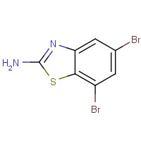 1000289-40-6 5,7-dibromo-1,3-benzothiazol-2-amine chemical structure