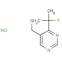 1427195-20-7 [4-(2-fluoropropan-2-yl)pyrimidin-5-yl]methanamine;hydrochloride chemical structure