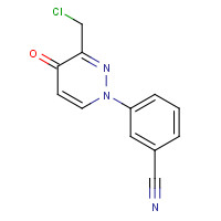 1314389-01-9 3-[3-(chloromethyl)-4-oxopyridazin-1-yl]benzonitrile chemical structure