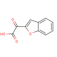 39685-86-4 2-(1-benzofuran-2-yl)-2-oxoacetic acid chemical structure