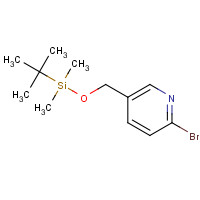 145733-53-5 (6-bromopyridin-3-yl)methoxy-tert-butyl-dimethylsilane chemical structure