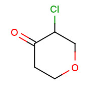 160427-98-5 3-chlorooxan-4-one chemical structure