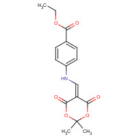 205810-04-4 ethyl 4-[(2,2-dimethyl-4,6-dioxo-1,3-dioxan-5-ylidene)methylamino]benzoate chemical structure