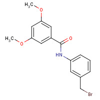 1271734-88-3 N-[3-(bromomethyl)phenyl]-3,5-dimethoxybenzamide chemical structure