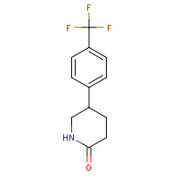 87922-74-5 5-[4-(trifluoromethyl)phenyl]piperidin-2-one chemical structure