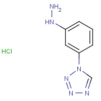 847606-72-8 [3-(tetrazol-1-yl)phenyl]hydrazine;hydrochloride chemical structure