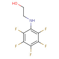 1801-15-6 2-(2,3,4,5,6-pentafluoroanilino)ethanol chemical structure
