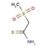 53300-47-3 2-methylsulfonylethanethioamide chemical structure
