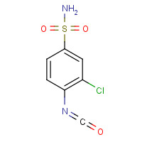 1250976-38-5 3-chloro-4-isocyanatobenzenesulfonamide chemical structure