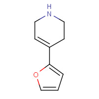 50706-91-7 4-(furan-2-yl)-1,2,3,6-tetrahydropyridine chemical structure