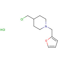 944450-92-4 4-(chloromethyl)-1-(furan-2-ylmethyl)piperidine;hydrochloride chemical structure