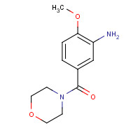 926211-47-4 (3-amino-4-methoxyphenyl)-morpholin-4-ylmethanone chemical structure