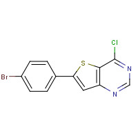 827614-25-5 6-(4-bromophenyl)-4-chlorothieno[3,2-d]pyrimidine chemical structure