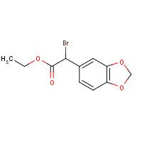 91065-93-9 ethyl 2-(1,3-benzodioxol-5-yl)-2-bromoacetate chemical structure