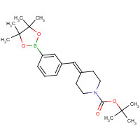 1178903-98-4 tert-butyl 4-[[3-(4,4,5,5-tetramethyl-1,3,2-dioxaborolan-2-yl)phenyl]methylidene]piperidine-1-carboxylate chemical structure