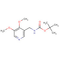 1142191-79-4 tert-butyl N-[(4,5-dimethoxypyridin-3-yl)methyl]carbamate chemical structure