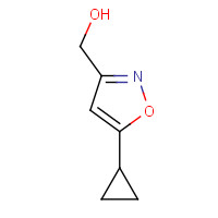 1060817-48-2 (5-cyclopropyl-1,2-oxazol-3-yl)methanol chemical structure