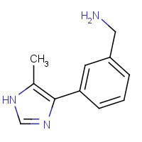 75815-21-3 [3-(5-methyl-1H-imidazol-4-yl)phenyl]methanamine chemical structure