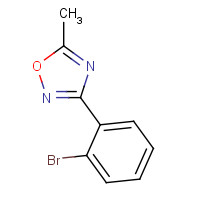 859851-04-0 3-(2-bromophenyl)-5-methyl-1,2,4-oxadiazole chemical structure