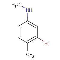 101251-11-0 3-bromo-N,4-dimethylaniline chemical structure