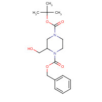 317365-33-6 1-O-benzyl 4-O-tert-butyl 2-(hydroxymethyl)piperazine-1,4-dicarboxylate chemical structure