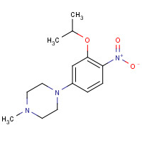 1462950-72-6 1-methyl-4-(4-nitro-3-propan-2-yloxyphenyl)piperazine chemical structure