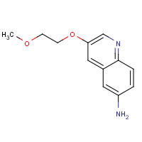1355583-91-3 3-(2-methoxyethoxy)quinolin-6-amine chemical structure