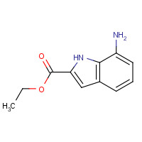 71056-61-6 ethyl 7-amino-1H-indole-2-carboxylate chemical structure