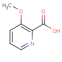 16478-52-7 3-methoxypyridine-2-carboxylic acid chemical structure