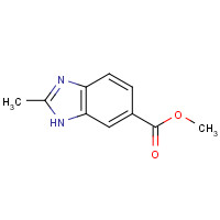 106429-51-0 methyl 2-methyl-3H-benzimidazole-5-carboxylate chemical structure