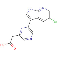 1346172-94-8 2-[6-(5-chloro-1H-pyrrolo[2,3-b]pyridin-3-yl)pyrazin-2-yl]acetic acid chemical structure