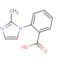 159589-71-6 2-(2-methylimidazol-1-yl)benzoic acid chemical structure