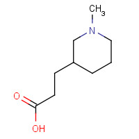 933710-80-6 3-(1-methylpiperidin-3-yl)propanoic acid chemical structure