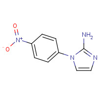 218301-91-8 1-(4-nitrophenyl)imidazol-2-amine chemical structure