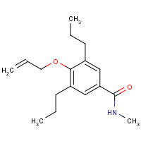 7192-50-9 N-methyl-4-prop-2-enoxy-3,5-dipropylbenzamide chemical structure