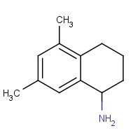 59376-79-3 5,7-dimethyl-1,2,3,4-tetrahydronaphthalen-1-amine chemical structure