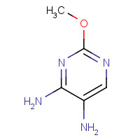 104900-51-8 2-methoxypyrimidine-4,5-diamine chemical structure