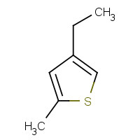 13678-54-1 4-ethyl-2-methylthiophene chemical structure