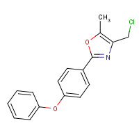 874365-57-8 4-(chloromethyl)-5-methyl-2-(4-phenoxyphenyl)-1,3-oxazole chemical structure