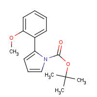 250591-69-6 tert-butyl 2-(2-methoxyphenyl)pyrrole-1-carboxylate chemical structure