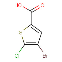 60729-37-5 4-bromo-5-chlorothiophene-2-carboxylic acid chemical structure