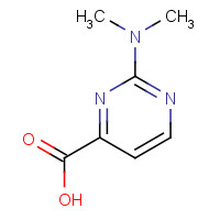 933759-45-6 2-(dimethylamino)pyrimidine-4-carboxylic acid chemical structure
