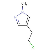 1093881-63-0 4-(2-chloroethyl)-1-methylpyrazole chemical structure