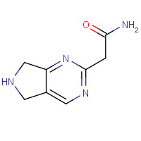 1170226-42-2 2-(6,7-dihydro-5H-pyrrolo[3,4-d]pyrimidin-2-yl)acetamide chemical structure