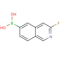 1105710-34-6 (3-fluoroisoquinolin-6-yl)boronic acid chemical structure